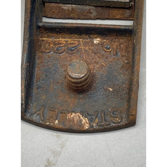 vintage stanley plane number 220 made in USA 6.5" metal READ - Picture 5 of 9